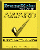 CLICK HERE to apply for the dreamwater web design award